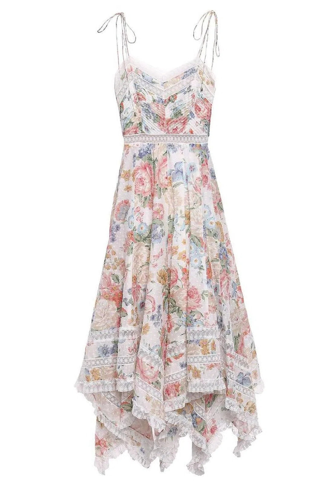 Bowie Pintuck Scarf Dress