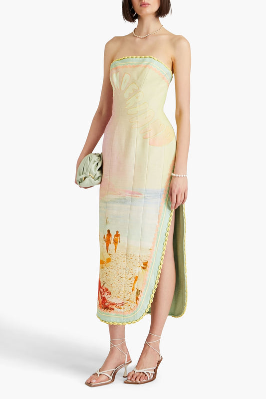 Coaster Structured Midi Dress